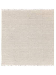  Melange - Sand Teppich 300X300 Echter Moderner Handgewebter Quadratisch Beige Großer (Wolle, Indien)
