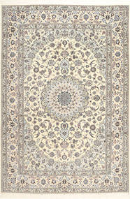  207X307 Nain 6La Habibian Teppich Handgeknüpfter Teppich Beige/Hellgrau Persien/Iran 