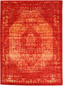 270X370 Roma Modern Collection Teppich Teppich Echter Moderner Handgeknüpfter Rot/Orange Großer ( Indien)