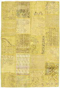  Patchwork Teppich 158X236 Echter Moderner Handgeknüpfter Gelb (Wolle, Türkei)