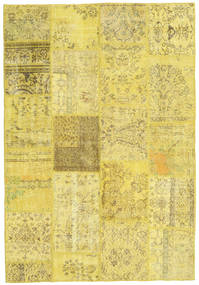 159X232 Patchwork Teppich Teppich Moderner Gelb (Wolle, Türkei)