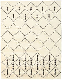  Berber Indisch - Off-Weiß/Schwarz Teppich 190X240 Echter Moderner Handgeknüpfter Gelb/Beige (Wolle, Indien)