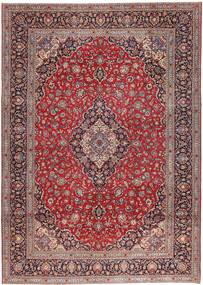 Handgeknüpfter Keshan Patina Teppich 295X410 Persischer Wollteppich Rot/Dunkelrot Groß Teppich 