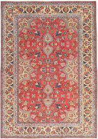  Täbriz Patina Teppich 229X325 Echter Orientalischer Handgeknüpfter Dunkelrot/Beige (Wolle, Persien/Iran)