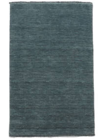  Handloom Fringes - Dunkelpetrol Teppich 100X160 Moderner Dunkelpetrol (Wolle, )