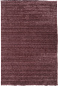  Handloom Fringes - Burgundy Teppich 200X300 Moderner Dunkellila/Dunkelbraun (Wolle, Indien)