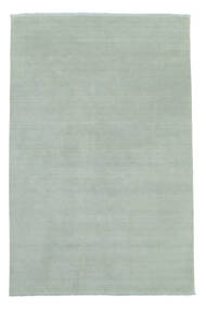  Handloom Fringes - Eisblau Teppich 200X300 Moderner Hellblau (Wolle, Indien)