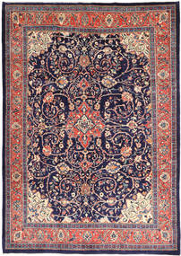  Mahal Teppich 241X345 Echter Orientalischer Handgeknüpfter Dunkellila/Rosa (Wolle, Persien/Iran)