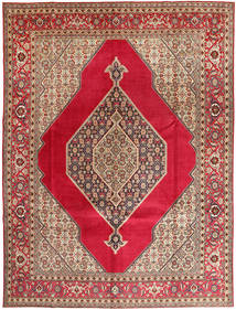  Täbriz Signatur: Abaghi Teppich 290X380 Persischer Wollteppich Rot/Braun Groß Teppich 