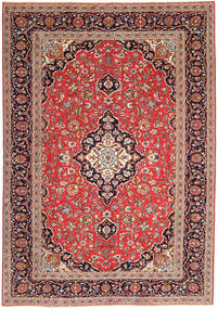 Echter Teppich Keshan Patina Teppich 247X350 Rot/Orange (Wolle, Persien/Iran)