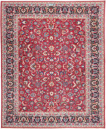  Täbriz Patina Teppich 305X390 Echter Orientalischer Handgeknüpfter Rot/Dunkelgrau Großer (Wolle, Persien/Iran)