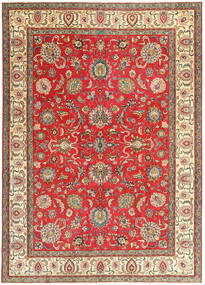  Täbriz Patina Teppich 267X370 Echter Orientalischer Handgeknüpfter Rost/Rot/Dunkelgrau Großer (Wolle, Persien/Iran)