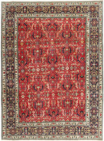  Täbriz Patina Teppich 245X328 Echter Orientalischer Handgeknüpfter Dunkelrot/Dunkelbraun (Wolle, Persien/Iran)
