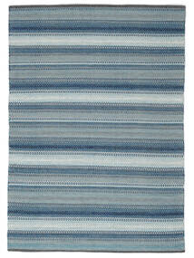  Wilma - Blau Teppich 120X180 Echter Moderner Handgewebter Hellblau/Beige (Baumwolle, Indien)
