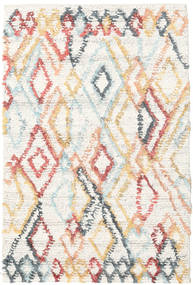  Naima - Multi Teppich 120X180 Echter Moderner Handgewebter Beige/Weiß/Creme (Wolle, Indien)