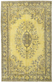  168X265 Colored Vintage Teppich Handgeknüpfter Teppich Gelb/Dunkelgelb Türkei 