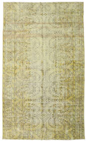 Colored Vintage Teppich 176X296 Gelb (Wolle, Türkei)
