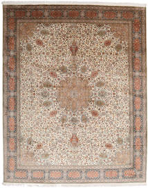  Orientalischer Kaschmir Reine Seide Teppich Teppich 250X309 Beige/Orange Großer (Seide, Indien)