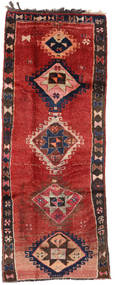  Herki Vintage Teppich 153X390 Echter Orientalischer Handgeknüpfter Läufer Dunkelrot/Dunkelbraun/Rost/Rot (Wolle, Türkei)