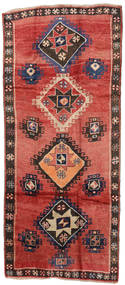  Herki Vintage Teppich 162X383 Echter Orientalischer Handgeknüpfter Läufer Dunkelrot/Dunkelbraun (Wolle, Türkei)