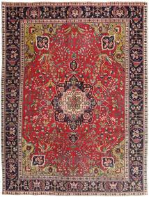 Täbriz Patina Teppich 292X385 Echter Orientalischer Handgeknüpfter Dunkelrot/Dunkelbraun Großer (Wolle, Persien/Iran)