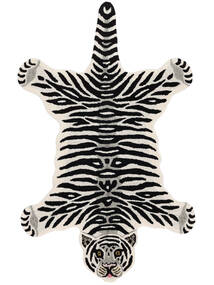  100X160 Tier Kinderteppich Klein Tiger Teppich - Weiß 