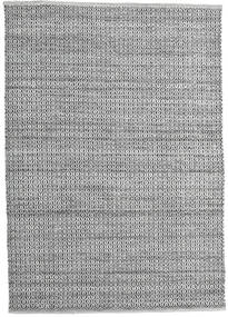  Alva - Grau/Schwarz Teppich 160X230 Echter Moderner Handgewebter Hellgrau (Wolle, Indien)