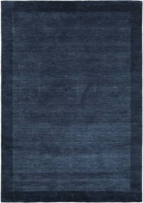  Handloom Frame - Dunkelblau Teppich 160X230 Moderner Dunkelblau (Wolle, Indien)