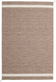  Ernst - Hellbraun/Naturweiß Teppich 200X300 Echter Moderner Handgewebter Hellgrau (Wolle, Indien)