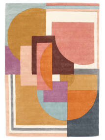  200X300 Geometrisch Arty Teppich - Mehrfarbig Wolle, 