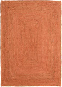 Outdoorteppich Frida Color - Orange Teppich 140X200 Echter Moderner Handgewebter Orange/Rot (Juteteppich Indien)