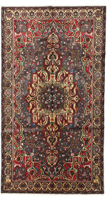  Bachtiar Teppich 165X295 Echter Orientalischer Handgeknüpfter Läufer Dunkelbraun/Schwartz (Wolle, Persien/Iran)