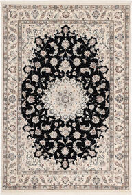  Persischer Nain 6La Teppich Teppich 108X160 Beige/Schwarz ( Persien/Iran)