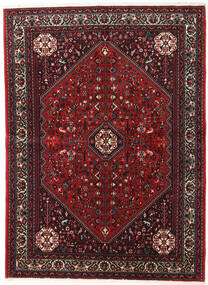  Abadeh Teppich 152X208 Echter Orientalischer Handgeknüpfter Dunkelrot/Schwartz (Wolle, Persien/Iran)