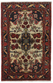  Mehraban Teppich 83X129 Echter Orientalischer Handgeknüpfter Dunkelrot/Dunkelbraun (Wolle, Persien/Iran)