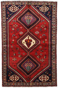 Ghashghai Teppich 155X236 Echter Orientalischer Handgeknüpfter Dunkelrot/Rost/Rot (Wolle, Persien/Iran)