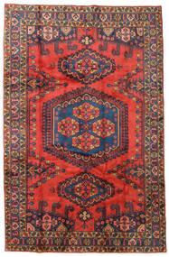 Handgeknüpfter Wiss Teppich 208X319 Persischer Wollteppich Rot/Dunkelrosa Teppich 
