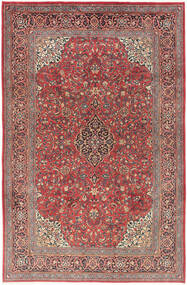 Echter Teppich Arak Teppich 208X310 Rot/Beige (Wolle, Persien/Iran)