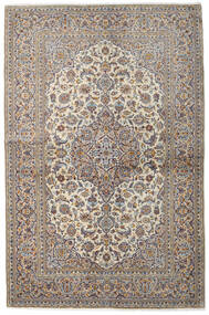  Persischer Keshan Fine Teppich Teppich 137X211 Grau/Beige (Wolle, Persien/Iran)