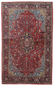  132X211 Sarough Sherkat Farsh Teppich Handgeknüpfter Teppich Rot/Grau Persien/Iran 