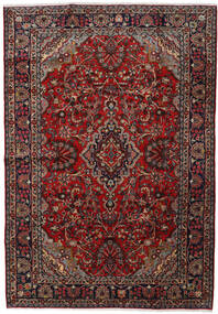  Mehraban Teppich 197X285 Echter Orientalischer Handgeknüpfter Dunkelrot/Schwartz (Wolle, Persien/Iran)
