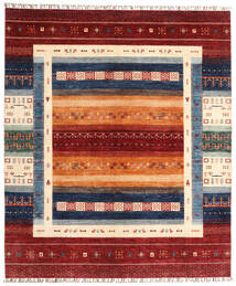 Echter Teppich Shabargan Teppich 246X289 Rot/Beige (Wolle, Afghanistan)