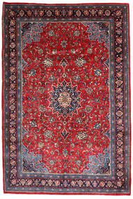  Mahal Teppich 220X330 Echter Orientalischer Handgeknüpfter Dunkellila/Dunkelrot (Wolle, Persien/Iran)