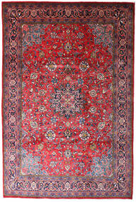  Mahal Teppich 217X325 Echter Orientalischer Handgeknüpfter Dunkelrot/Dunkellila (Wolle, Persien/Iran)