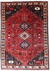  Ghashghai Teppich 201X287 Echter Orientalischer Handgeknüpfter Dunkelrot/Rot (Wolle, Persien/Iran)