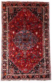  Ghashghai Teppich 158X253 Echter Orientalischer Handgeknüpfter Dunkelrot/Hellrosa (Wolle, Persien/Iran)