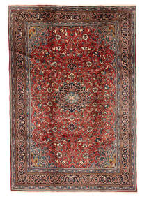  Persischer Mahal Teppich 217X318 Rot/Dunkelrot 