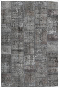 200X300 Patchwork - Persien/Iran Teppich Echter Moderner Handgeknüpfter Grau/Dunkelgrau (Wolle, Persien/Iran)