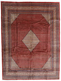  Persischer Sarough Mir Teppich Teppich 291X396 Rot/Dunkelrot Großer (Wolle, Persien/Iran)