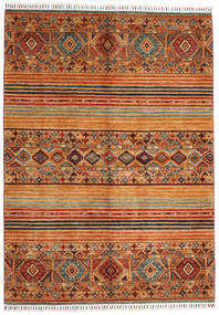  Shabargan Teppich 170X237 Echter Orientalischer Handgeknüpfter Hellbraun/Braun (Wolle, Afghanistan)